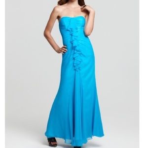 Jill Stuart blue evening dress